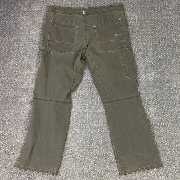 Kuhl Revolvr Pants Men's 38 x 32 Fits 38 x 30 Olive Green Hiking Outdoor - Picture 9 of 16